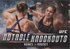 2018 Topps Chrome UFC - Amanda Nunes #NK-AN