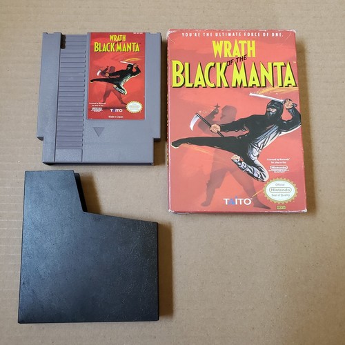 Vintage NES Spiel Wrath Of The Black Manta mit Box Hülle getestet funktioniert Nintendo - Bild 13 von 13