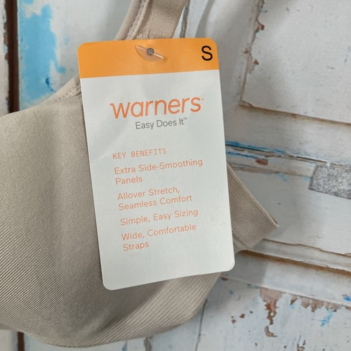 WARNER'S Easy Does It Contour T-Shirt Bra RM3911A Lightly Lined Wireless Size S - Picture 6 of 11