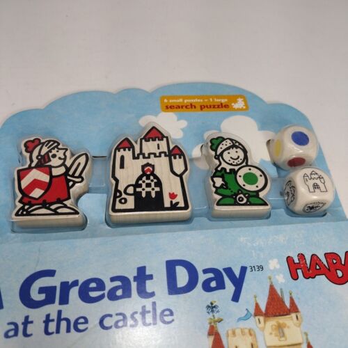 HABA A Great Day At The Castle Search Puzzle & Book 2006 SEALED Pieces GC - Picture 2 of 19