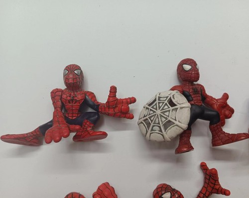 lot of 6 Super Hero Squad spiderman ACTION FIGURE 2"-3" - Picture 3 of 12