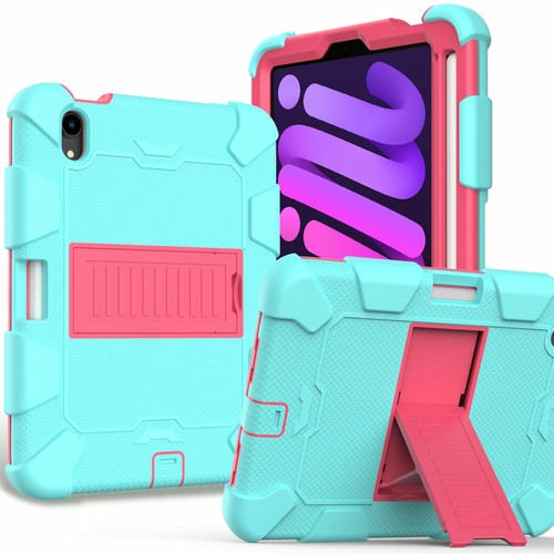 Kids Safe Heavy Duty Shockproof Case for iPad mini 6 5 4 Stand Rubber Slim Cover - Picture 2 of 78