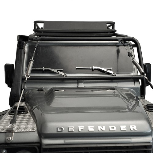 Actualización de limpiaparabrisas de metal para coche sobre orugas Axial 1/10 SCX10 RC - Imagen 9 de 10