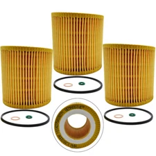 3Pcs For BMW M3 M4 X1 X3 X4 X5 X6 Z4 128i 328i 528i Oil Filter OEM#11427566327