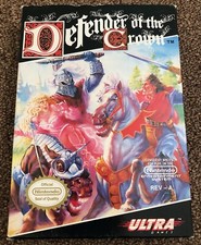 NES Defender of the Crown CIB Game Tested Working Cart Authentic