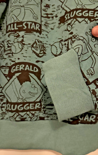 Hey Arnold Green Hoodie pullover Nickelodeon - Picture 5 of 7