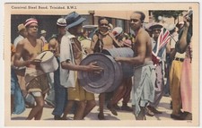 UK COLONIAL TRINIDAD STEEL DRUM BAND POSTED 1947 VENEZUELA TO JACK WISE, NYC