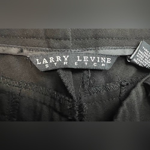 Larry Levine Black Dress Pants Size 4 - Picture 3 of 11
