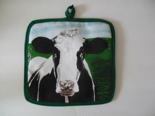 1 portavaso artigianale - MUCCA HOLSTEIN, 8"x8" - Foto 1 di 2