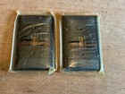 Sierra Light Switch Wall Cover Plate Brown Ribbed Bakelite Plastic Oversized NOS