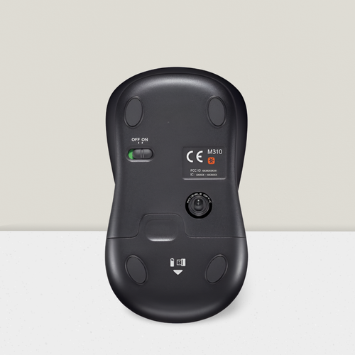 Wireless Keyboard and Mouse Combo Black and Silver - Afbeelding 5 van 5