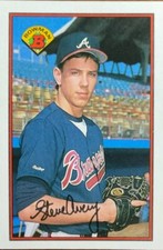 1989 Bowman #268 Steve Avery  - Atlanta Braves - Rookie card - very nice card