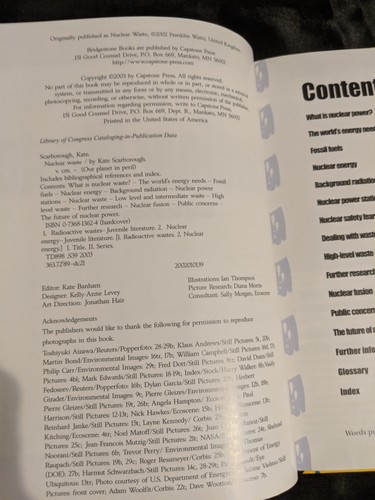Nuclear Waste Hardcover Capstone - Picture 4 of 5
