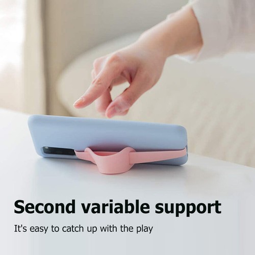 Phone Strap Rope Grip Loop Wristband Elastic Finger Ring for Redmi (Pink) - Zdjęcie 4 z 6