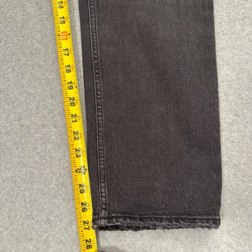 Neu mit Etikett Abercrombie & Fitch The Dad Damenjeans hoher Bund schwarz Gr. 26 2s distressed - Bild 4 von 16