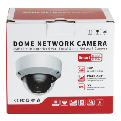 10PC Valucam Starlight POE 8MP 4K IP Camera POE 5X Zoom Mic IP67