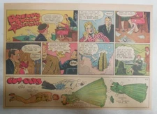 Brenda Starr Sunday with Uncut Paper Dolls from 4/10/1949 Size: 11 x 15 inches