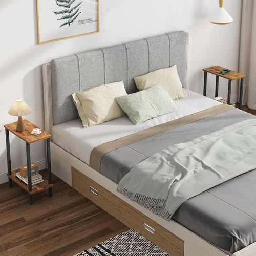 Small Side Table, Narrow End Table, Skinny Sofa Table, Slim Nightstand, Couch Ta - Picture 6 of 8