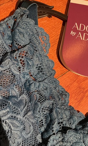 NWT Womens Adored by Adore Me Blythe Unlined Wirefree Teal Lace Bra Size 3X - Picture 10 of 12