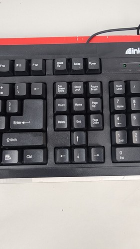 Inland Wired Windows 107-Key USB Keyboard Model MC615872 - Picture 4 of 12