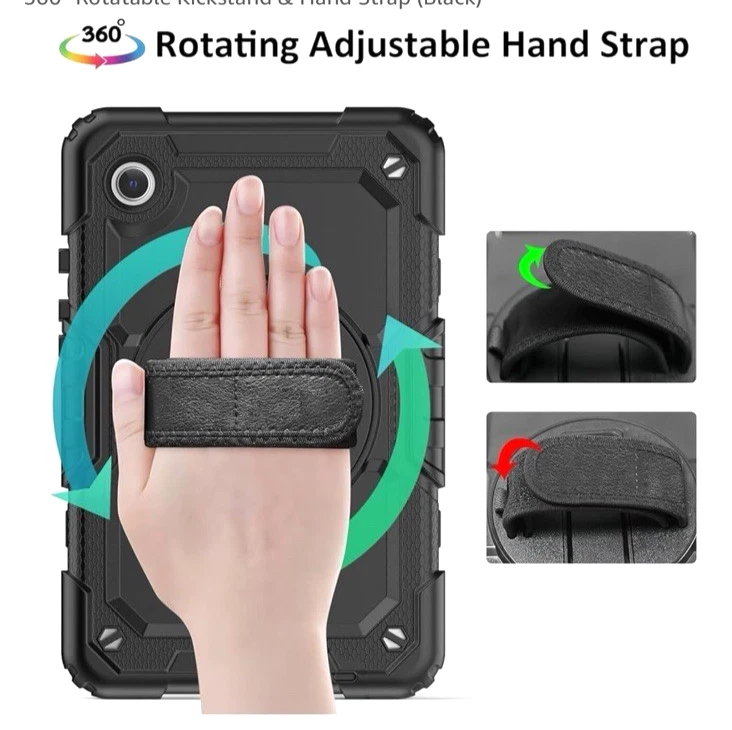 Funda Protectora Completa Samsung Galaxy Tab A9 8.7 pulgadas, Protector de Pantalla, Correa, NUEVA Foto 4 de 4