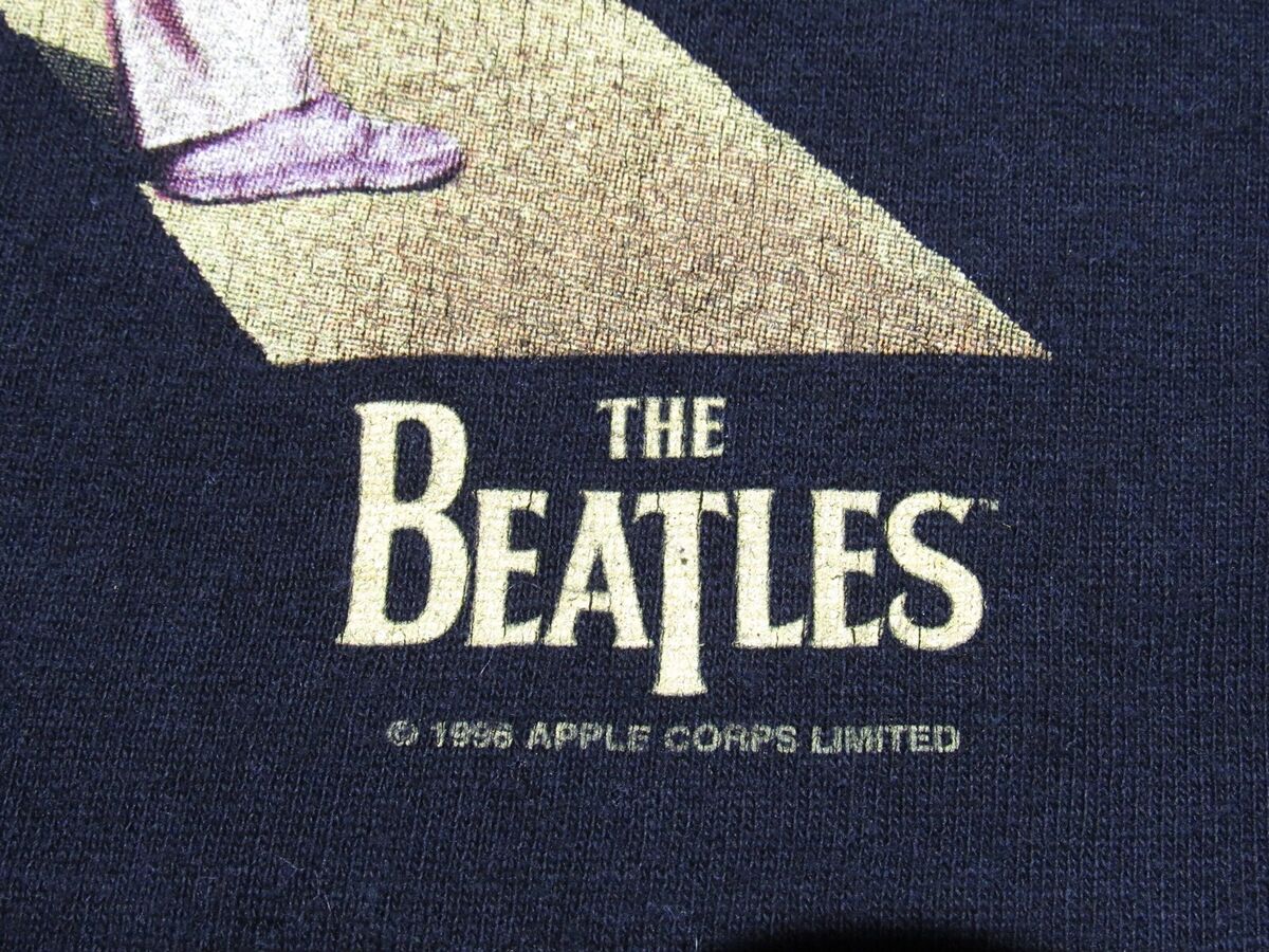 Vtg 1996 BEATLES Abbey Road T-SHIRT Youth LARGE Single