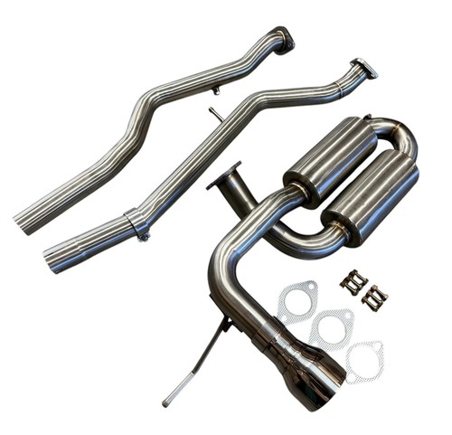 2015-2023+ Stainless Catback Exhaust System For Mazda MX-5 Miata 2.0L ND 4th Gen - Picture 2 of 11