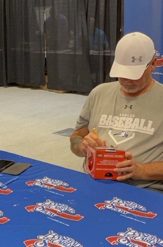Mitch Williams Autographed Signed Phillies Riddell Mini Helmet - Picture 3 of 3