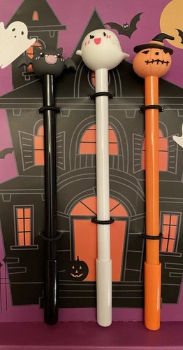 Halloween Spooktacular 3 Piece Pen Set, Bat Pen, Ghost Pen & Pumpkin Pen - Picture 7 of 11