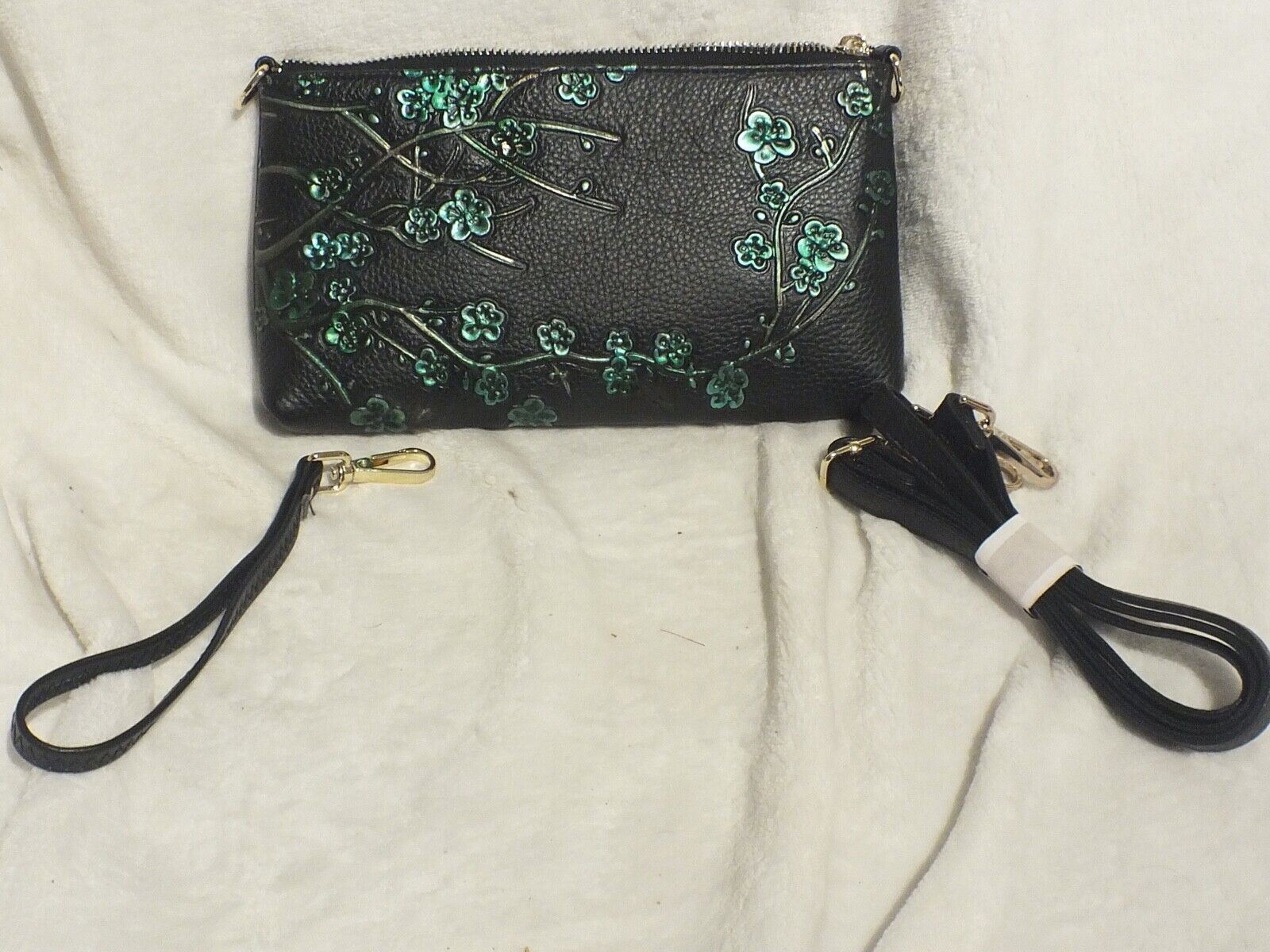 Serenade   beverly hills collection cross body bag  with Floral Patten