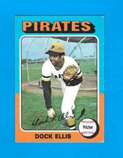 1975 Topps #385 DOCK ELLIS Pittsburgh Pirates EX-MT