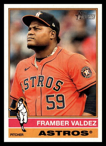 2025 Topps Heritage Team Set Base Houston Astros No SP's - Picture 6 of 13