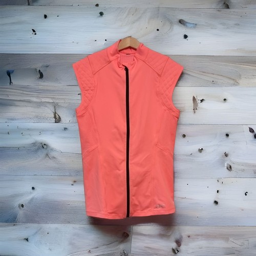 Lorna Jane Elizabeth Sleaveless Zip Jacket Salmon Pink Small - Picture 5 of 5