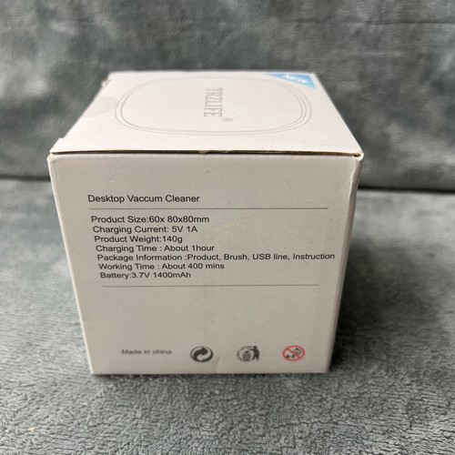 TRZLIFE Aspiradora de Escritorio, Mini Mesa Mejorada Blanca - NUEVA - Imagen 2 de 6