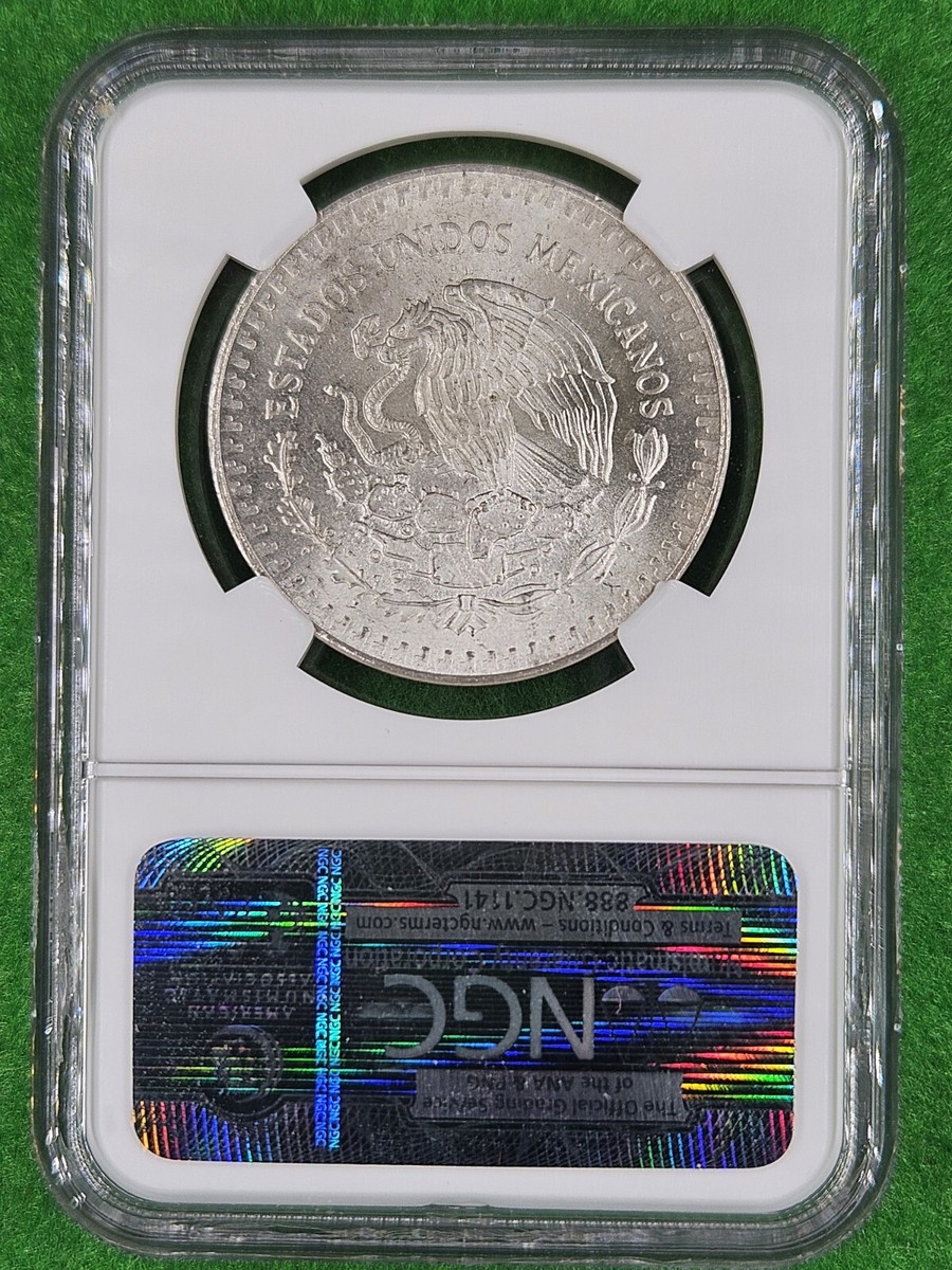 1984年 メキシコ 1オンス銀貨 NGC MS66 1984年 メキシコ 1オンス銀貨 NGC MS66