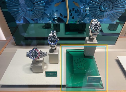 ROLEX DISPLAY ACRYLIC dealer 100% authentic dealerdisplay display GREEN - Picture 9 of 10