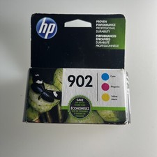 New Genuine HP 902 Cyan Magenta Yellow 3PK Ink Cartridges OfficeJet Pro 6961