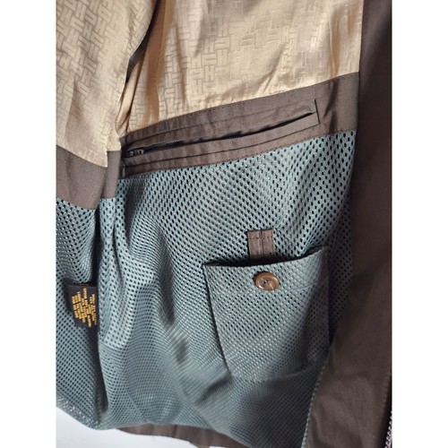 Cole Haan City Men's Sz. L Brown Full Zip Light Weight Jacket - Picture 5 of 8