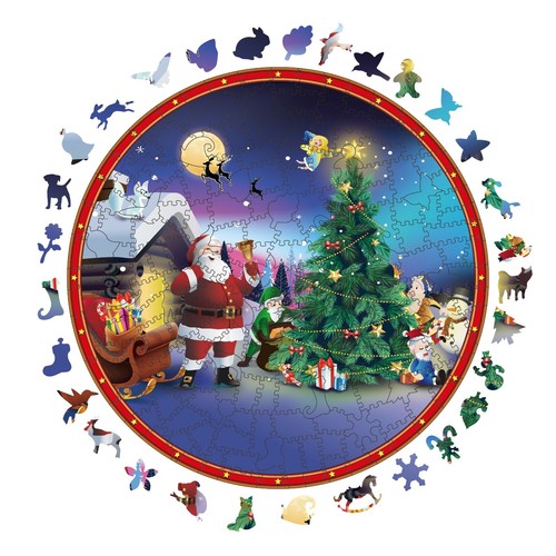 Christmas Night Wooden Jigsaw Puzzle Toy ,Gift  For Adults and Kids,200 pieces - Picture 1 of 4