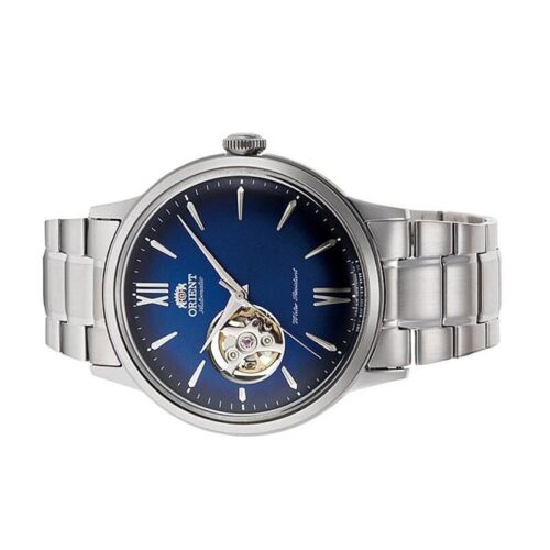 Orient RA-AG0028L RA-AG0028L10B Helios Classic Blue Open Heart Men Bambino Watch - Foto 3 di 9