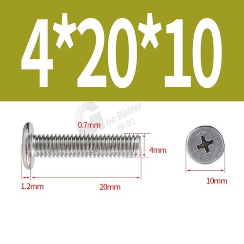 M1-M8 304 Stainless Steel CM Phillips Ultra Thin Flat Wafer Head Screw Bolt - Picture 159 of 231