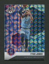 2020-21 Panini Mosaic BLUE REACTIVE #72 Tyus Jones - Grizzlies