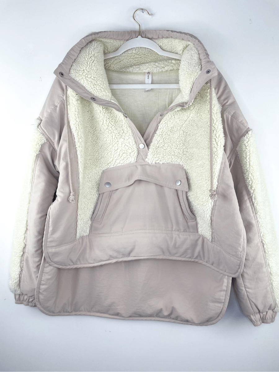 Daily Practice by Anthropologie Long-Sleeve Sherpa Jacket