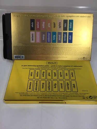 BNIB Kat Von D 10 Year Anniversary EyeShadow Palette Gold Kvd LE w/ receipt - Picture 4 of 4