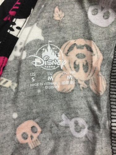 ¡NUEVO CON ETIQUETAS! Prenda para el torso de moda de Halloween de los Parques Disney Mickey Mouse para mujer PEQUEÑA 6-8 - Imagen 4 de 5