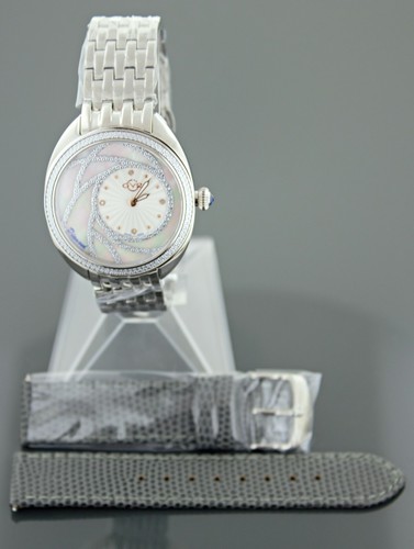 GV2 3700 Gevril Women's Ancona Diamond Stainless Steel Watch - Picture 9 of 9