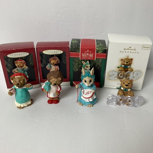 Hallmark Mom & Dad To Be Keepsake Ornament Lot 1994 New Parents QX547-3 QX550-6 - Bild 1 von 12