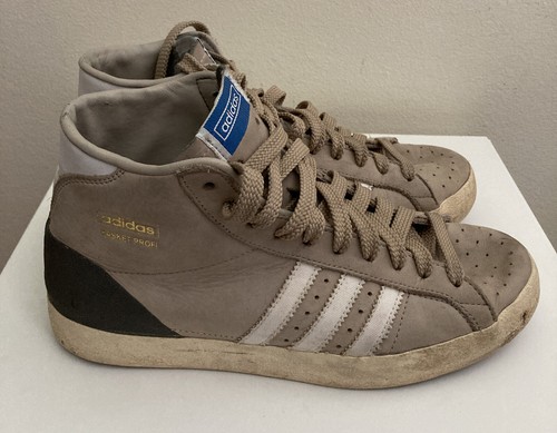 Adidas Basket Profi UK6 US 8,5 Tan Lace Up Hi-Top Sneaker - Bild 2 von 7