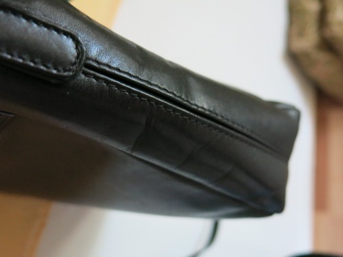 Handtasche -Komplett Leder 22 x22x 8 cm L.Credi -5 Fächer -Qualitativ -NEUWERTIG - Bild 9 von 9
