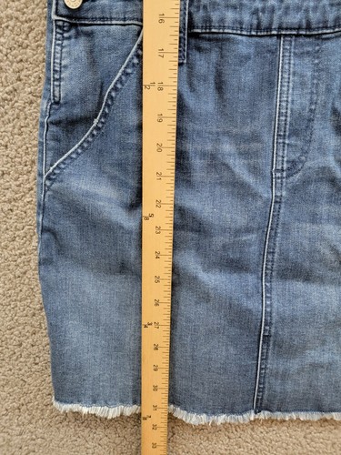 Epic Threads Linaria Skirtall Big Girls 16 Dark Blue Denim Pockets Button Strap - Picture 7 of 15